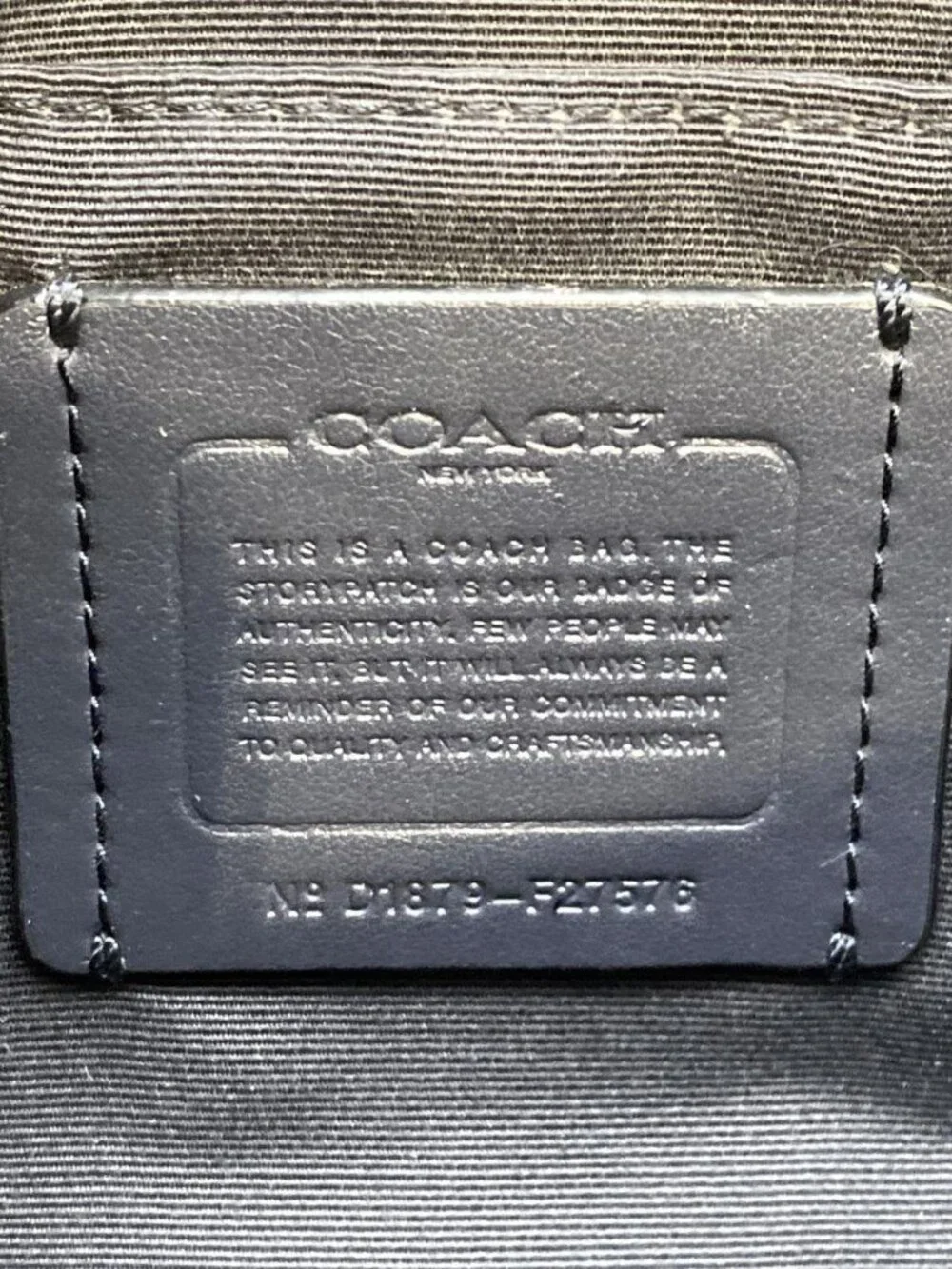 Coach Kelsey Black/Blue Jacquard Satchel Handbag/Purse